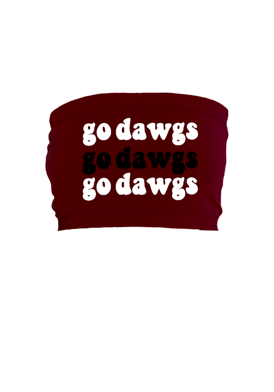 Go Dawgs Georgia Gameday Tube Top